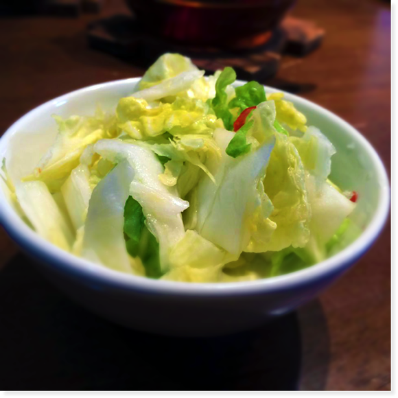 白菜の浅漬け