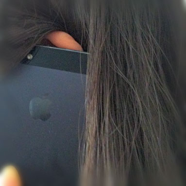 そのままiPhoneで