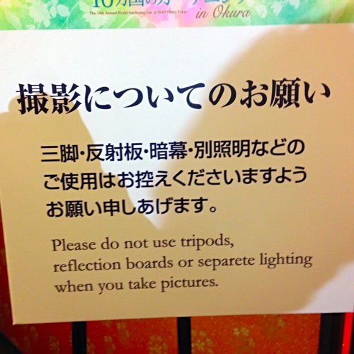 撮影についてのお願い