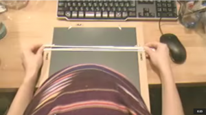 額ひもの付け方