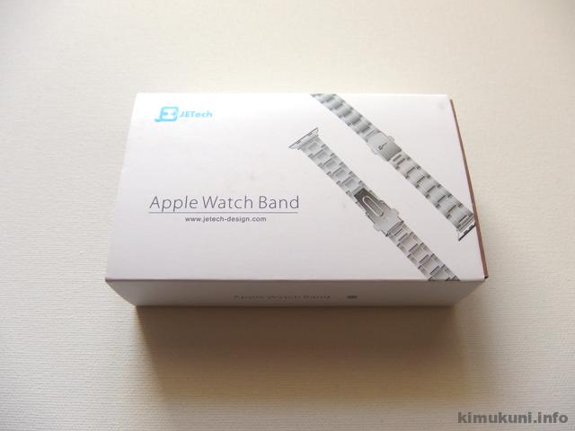 JETech Design Apple Watch ベルト 42mm ステンレス留め金製 (ブラック)