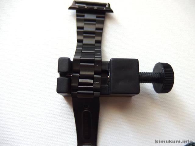 JETech Design Apple Watch ベルト 42mm ステンレス留め金製 (ブラック)