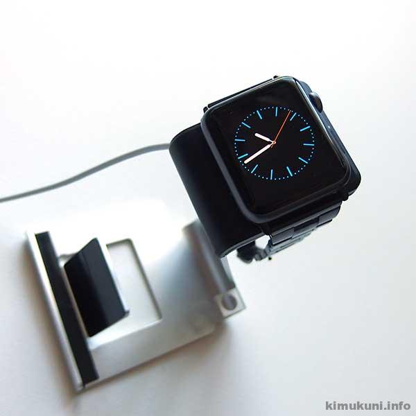 Niccou Apple Watch用 スタンド タッチペン付き 充電用 携帯電話適用 38mm 42mm 兼用