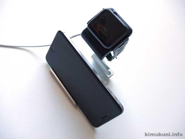 Niccou Apple Watch用 スタンド タッチペン付き 充電用 携帯電話適用 38mm 42mm 兼用