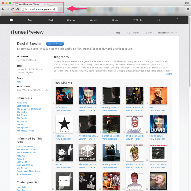 iTunes、右クリック・テキスト選択ができないページでの対応方法