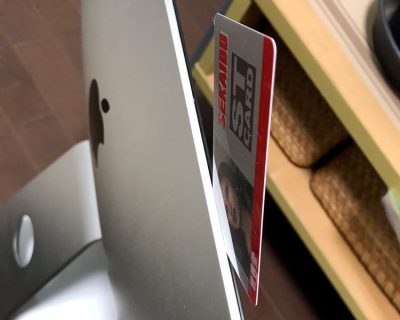 期限切れの「世界堂」会員カードを使用